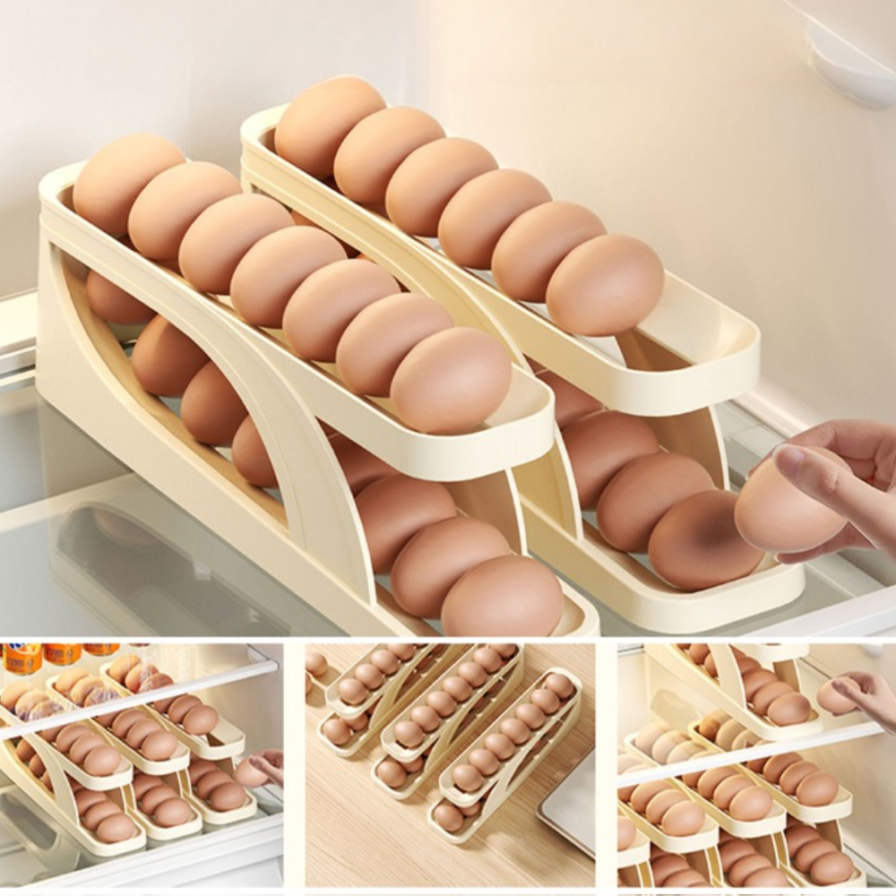 1+1 Free |  Automatic Rolling Egg Rack