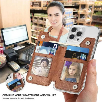 Phone magnet wallet